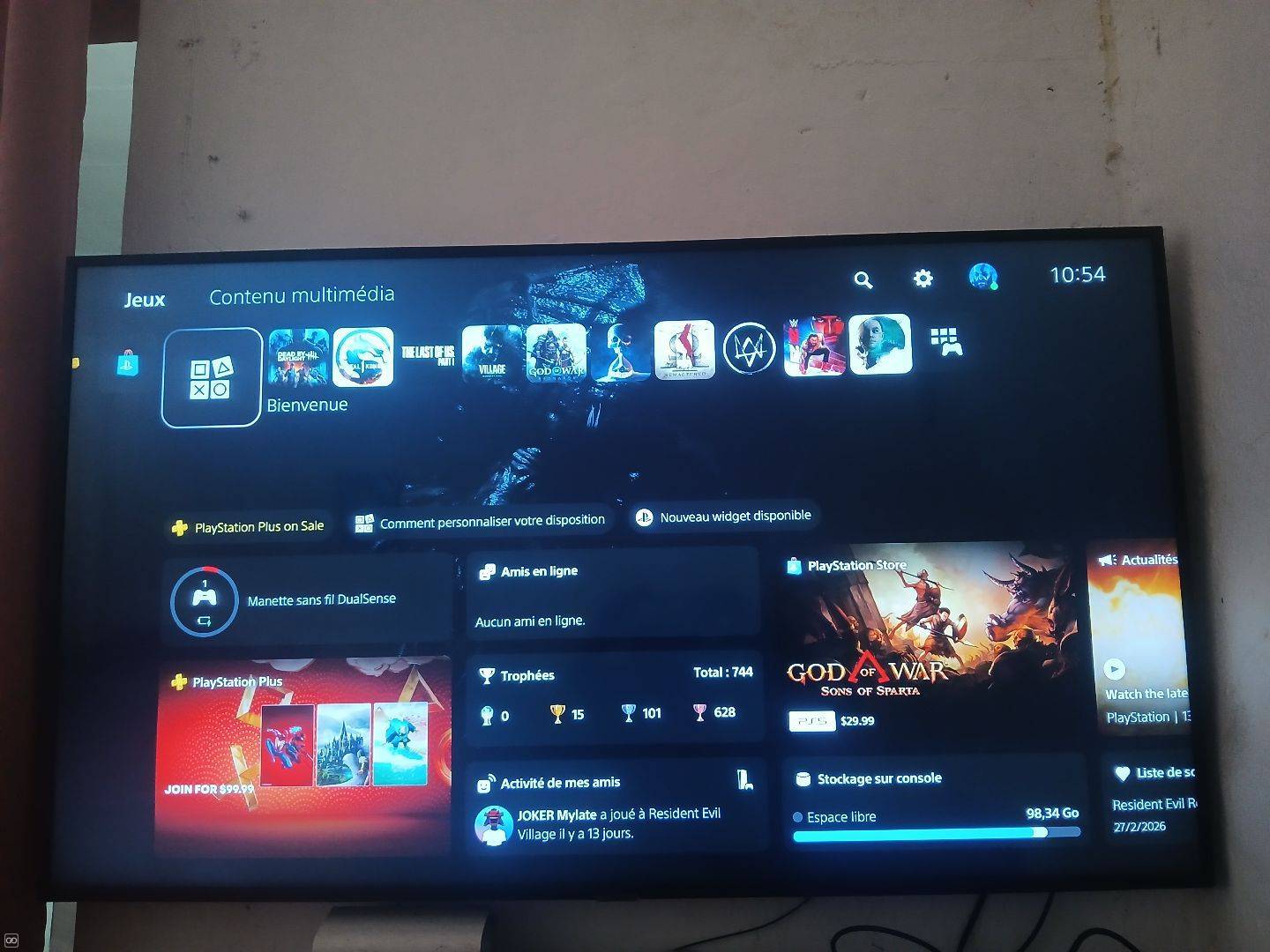 PlayStation 5 slim 1tb avec 10 jeux-5