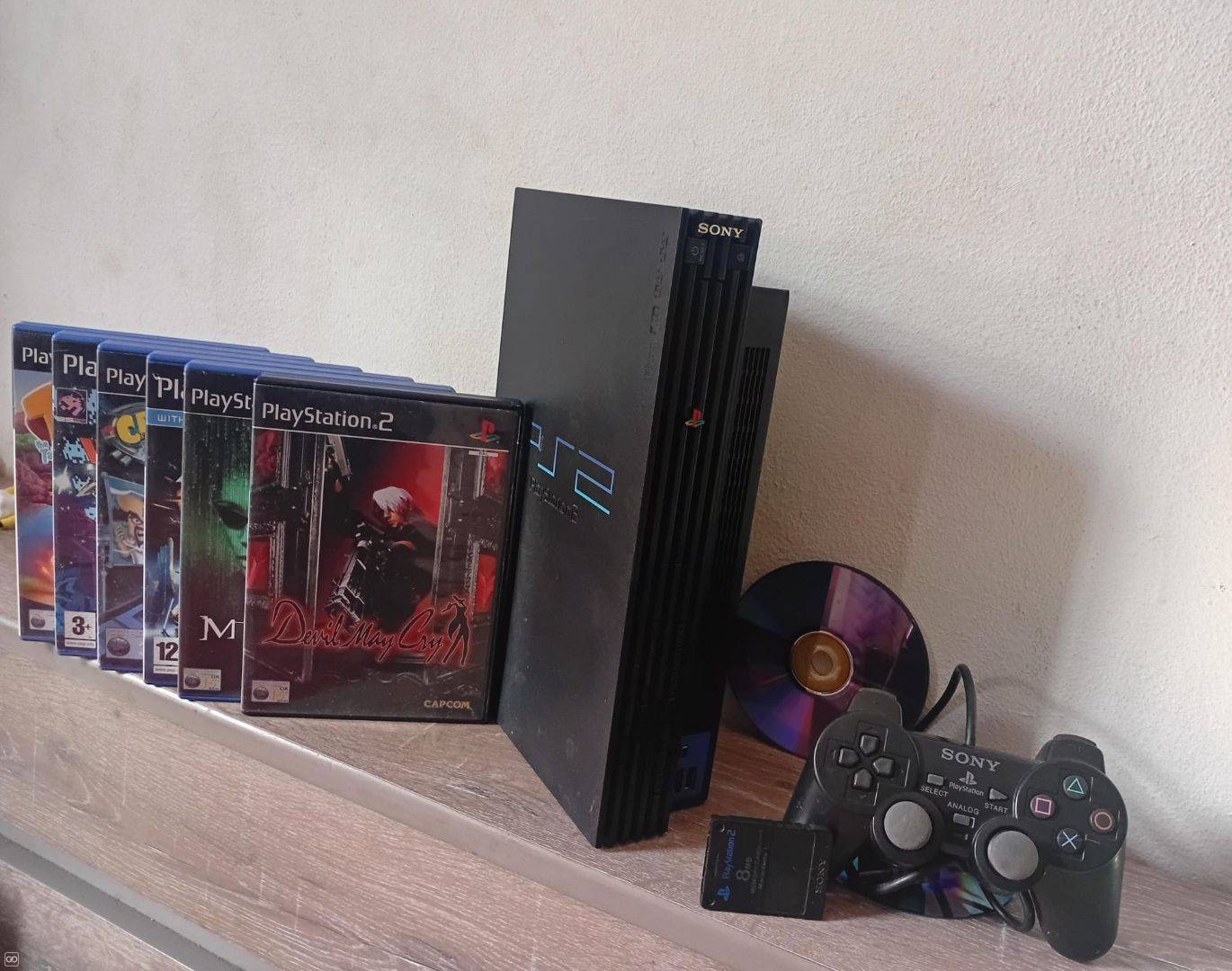 PS2 Fat + 12 games-1