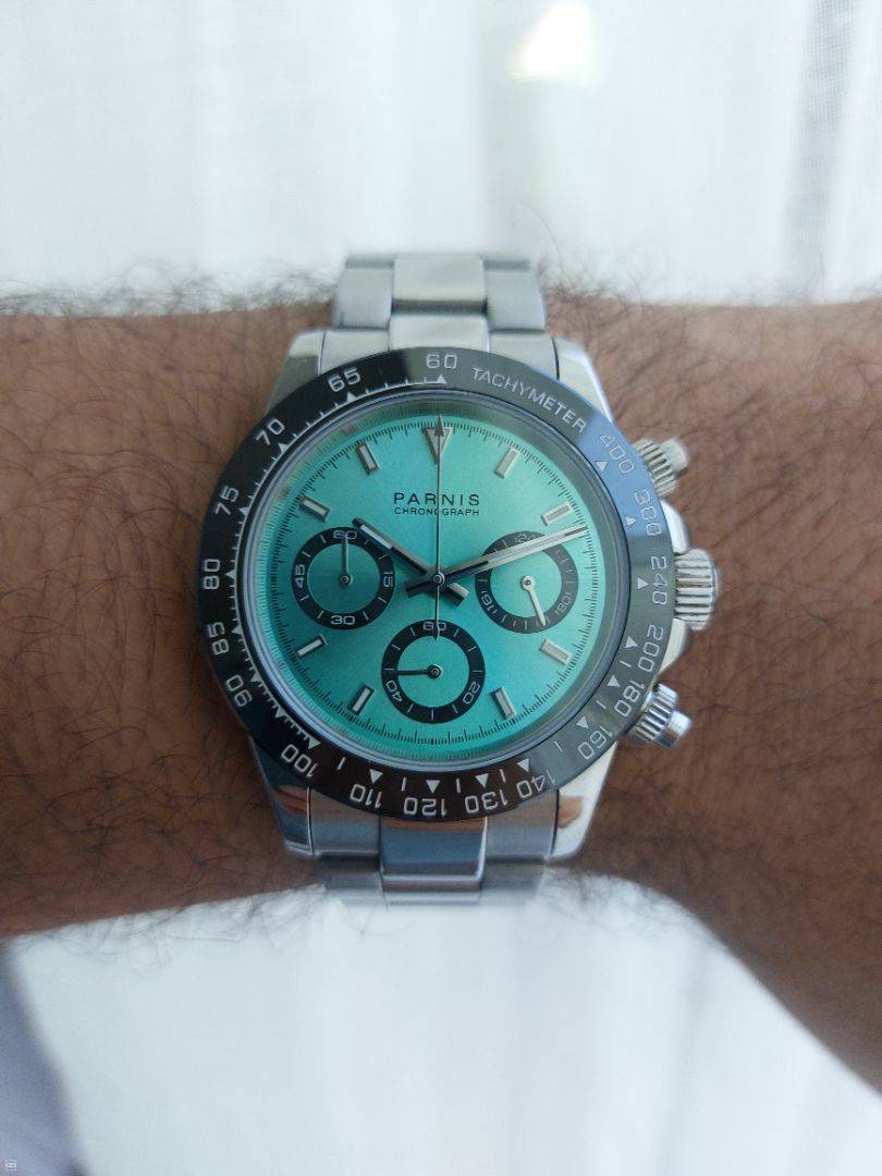 Parnis hot sale daytona chronograph