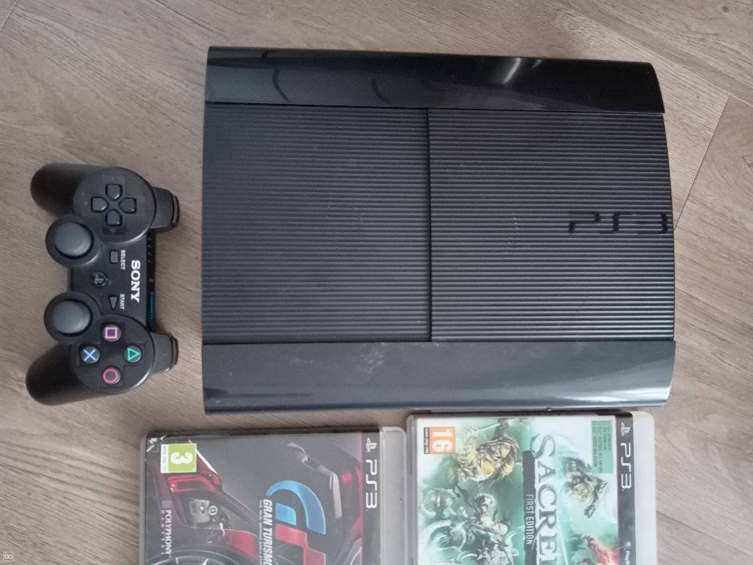 PLAYSTATION 3 - 1 CONTROLLER & GAMES - weshare.mu